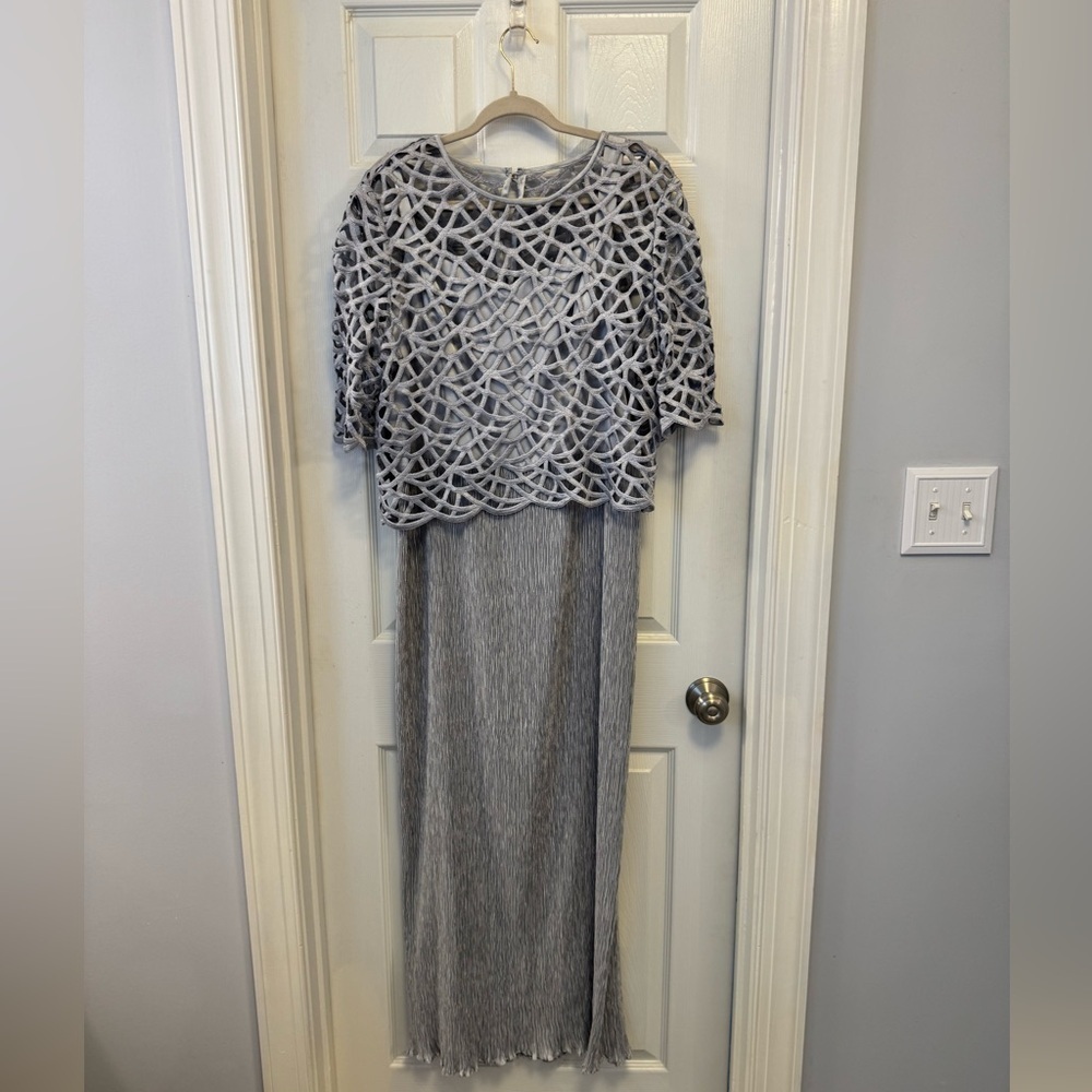 VTG Cattiva NY Saks 5th Ave MOB Mother Bride Groom Formal Lined Dress Gown 16